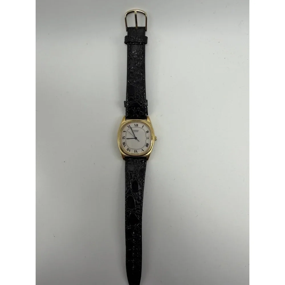 Seiko 7812-5109 New Battery Mens Watch 31MM 7.75